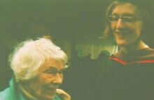 Me & Pauline at my MFA graduation picture Pauline and me